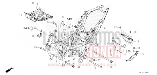 FRAME BODY ADV750S de 2025
